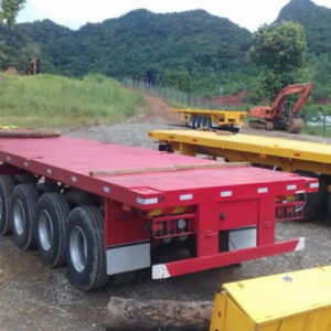 Flat Bed 4 Axles Semi Trailer for sale